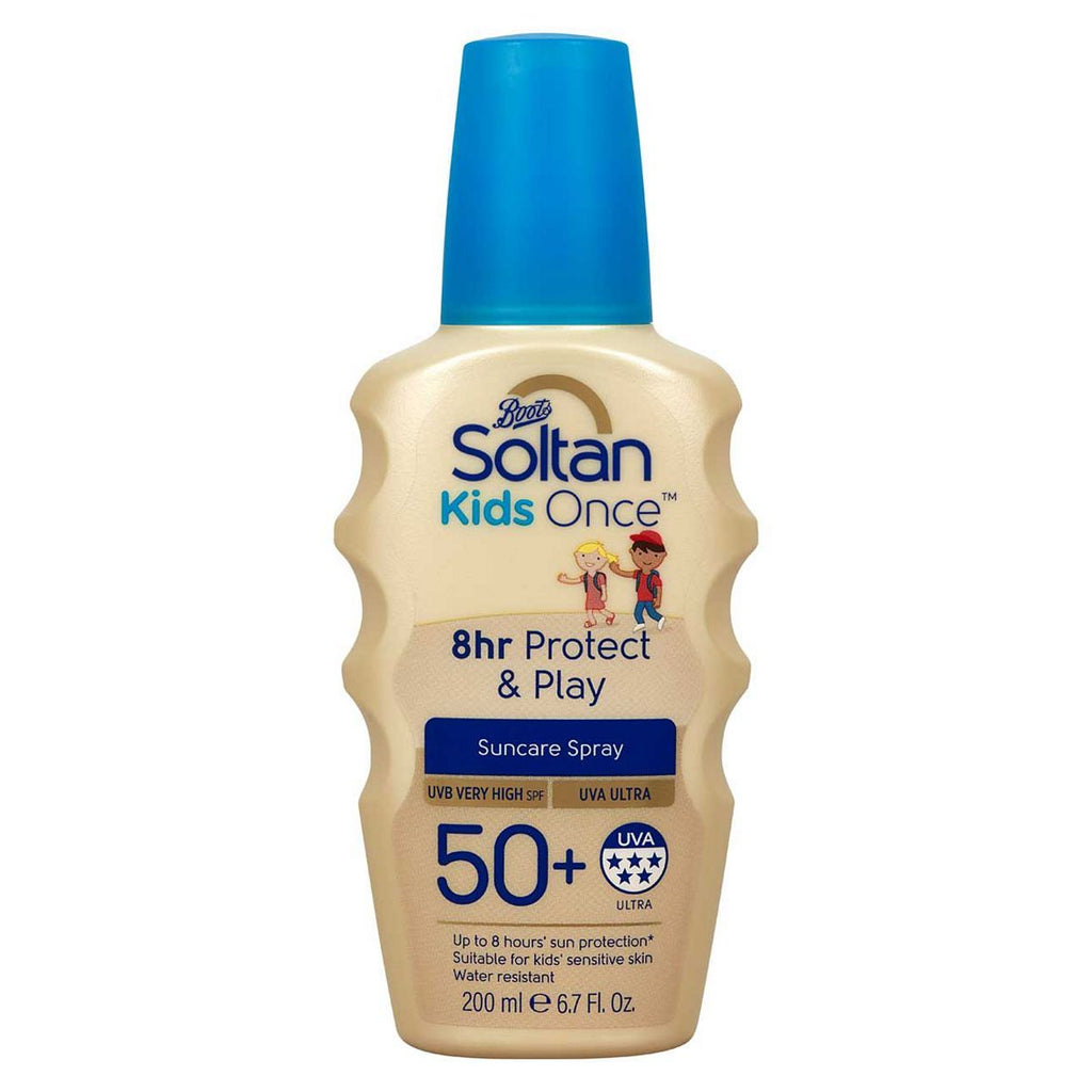 Soltan Kids Once 8hr Protect & Play Spray SPF50+ 200ml