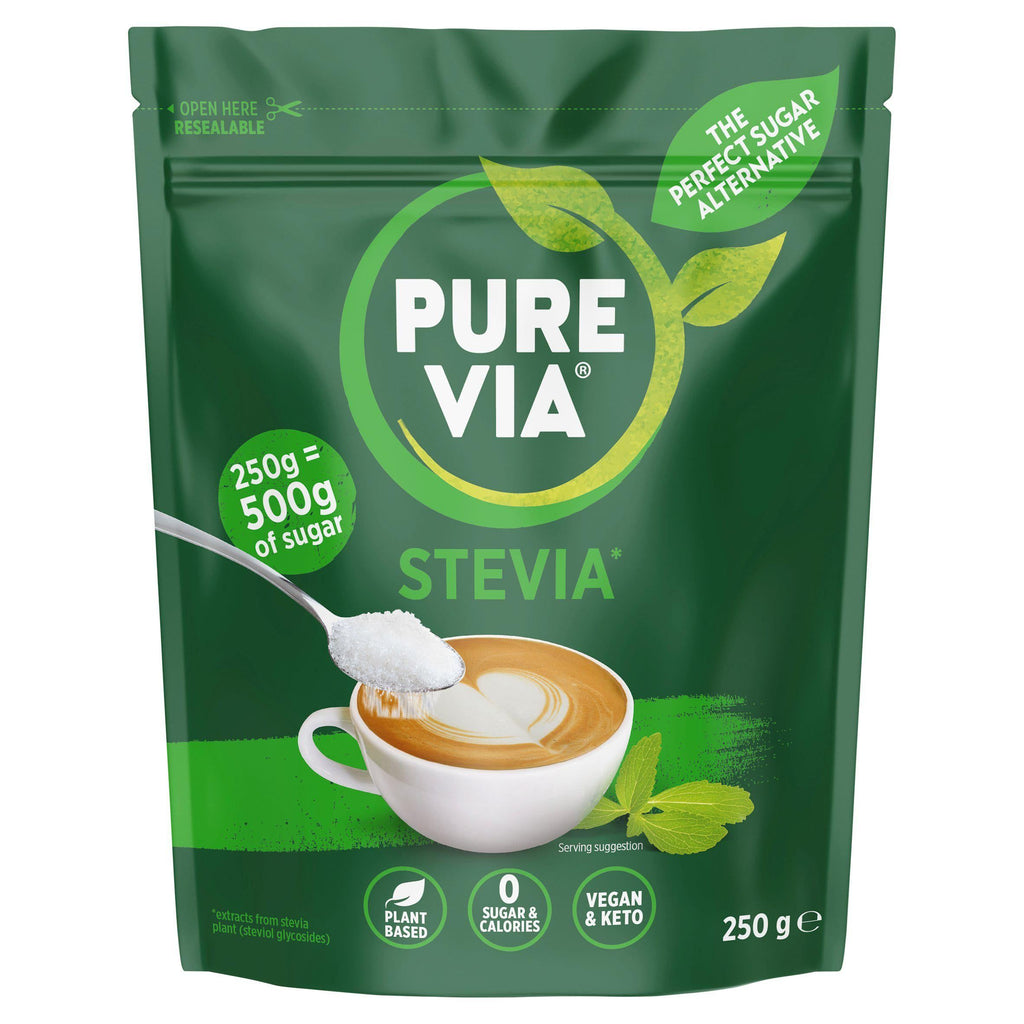 Pure Via Stevia Zero Calories Granulated Sweetener 250g