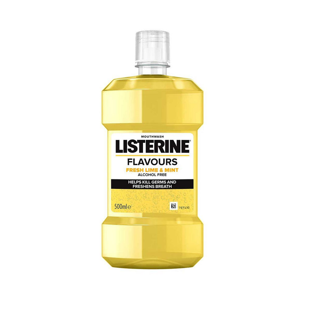 Listerine Flavours Fresh Lime and Mint Mouthwash 500ml