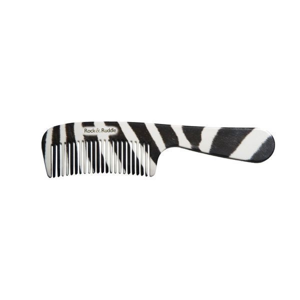 Rock & Ruddle Zebra Print Handle Comb