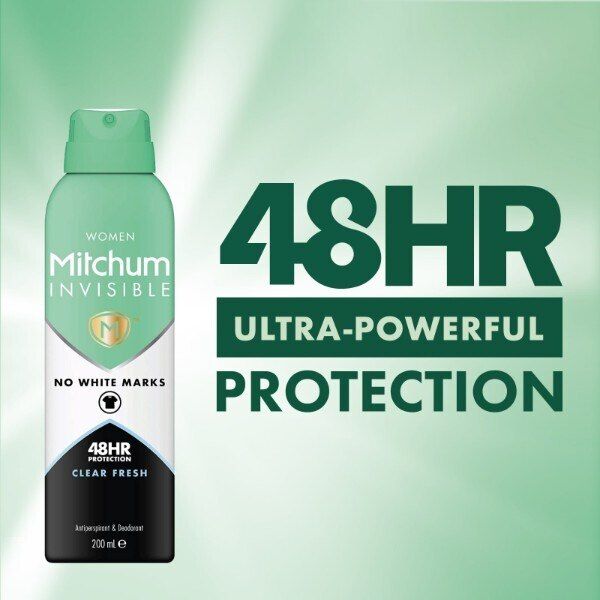 Mitchum Women Invisible Clear Fresh Aerosol 200ml GOODS Superdrug   