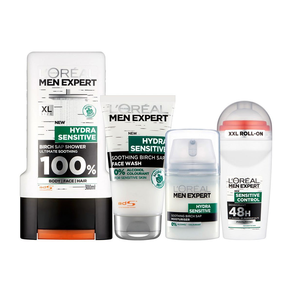 L’Oreal Men Expert Hydra Sensitive Skin Soothing White Range