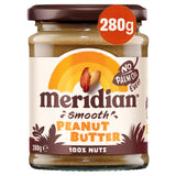 Meridian Smooth Peanut Butter 280g Nut butter Sainsburys   