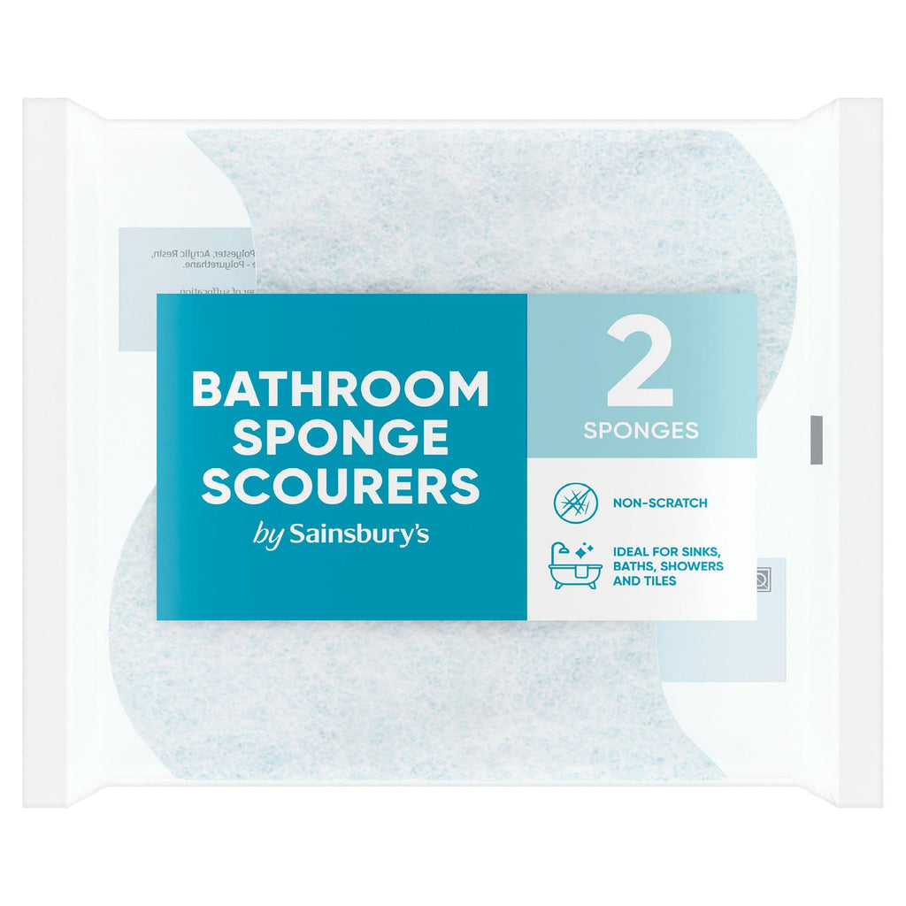 Sainsbury's Bathroom Cleaner Sponges x2