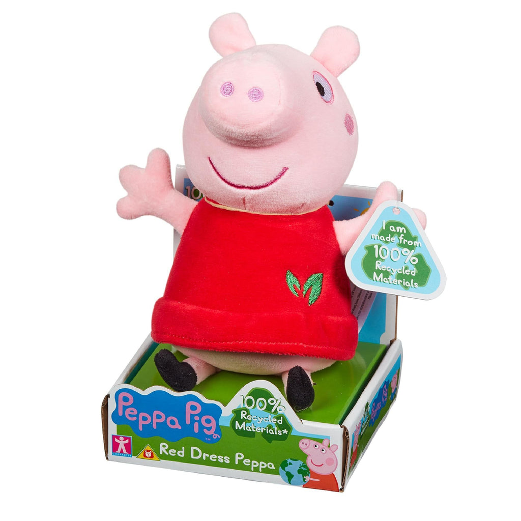 Peppa Pig Red Dress Plush - Eco