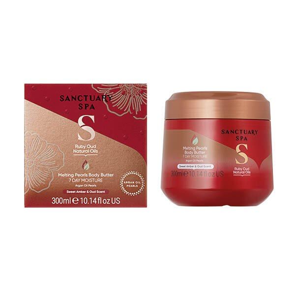 Sanctuary Spa Ruby Oud Melting Pearl Body Butter 300Ml GOODS Superdrug   