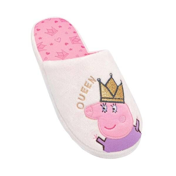 Peppa Pig Womens Queen Mummy Pig Slippers (7-8)