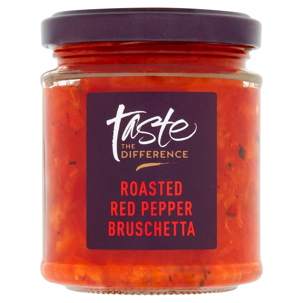 Sainsbury's Roasted Red Pepper Bruschetta, Taste the Difference 170g