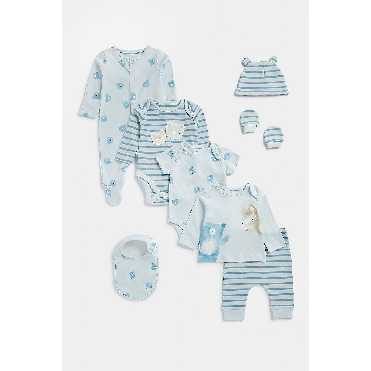 Mothercare My First Blue 8-Piece Set GOODS Boots   