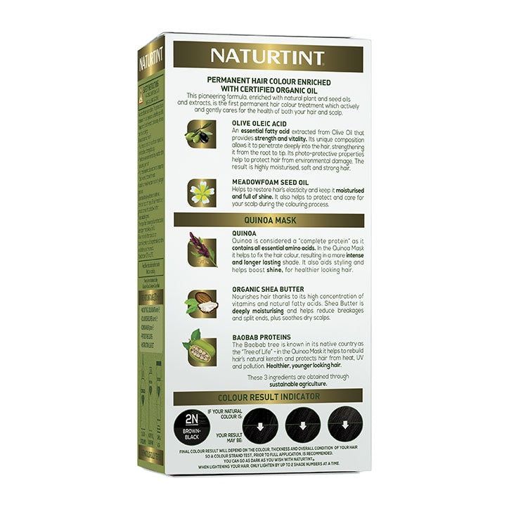 Naturtint Permanent Hair Colour 4N (Natural Chestnut) GOODS Holland&Barrett   