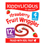 Kiddylicious Strawberry Wriggles Baby Snacks 4x12g snacks & rusks Sainsburys   