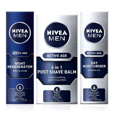 NIVEA MEN Active Age Face Moisturiser Bundle Set