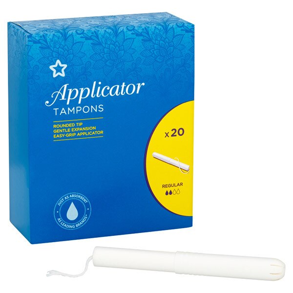 Superdrug Regular Applicator Tampons x 20