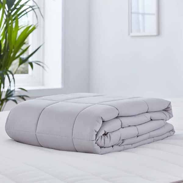 Martex Health & Wellness Grey Weighted Blanket 4.5kg