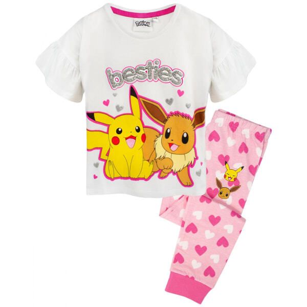 Pokemon Girls Besties Long Pyjama Set (11-12 Years) GOODS Superdrug   