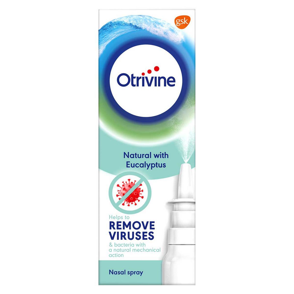 Otrivine Natural with Eucalyptus Nasal Spray 20ml GOODS Boots   