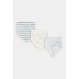 Mothercare My First Blue Dribble Bibs - 3 Pack GOODS Boots   