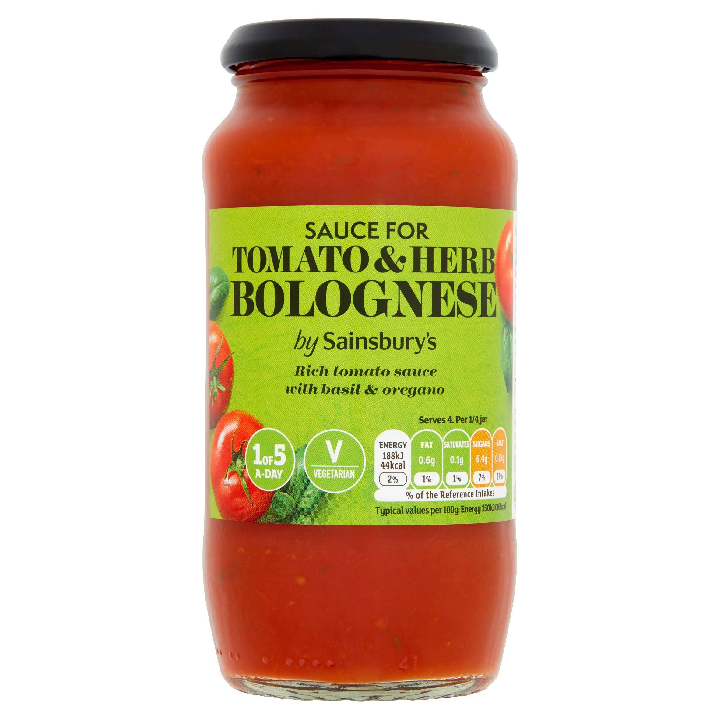 Sainsbury's Tomato & Herb Bolognese Pasta Sauce 500g Italian Sainsburys   