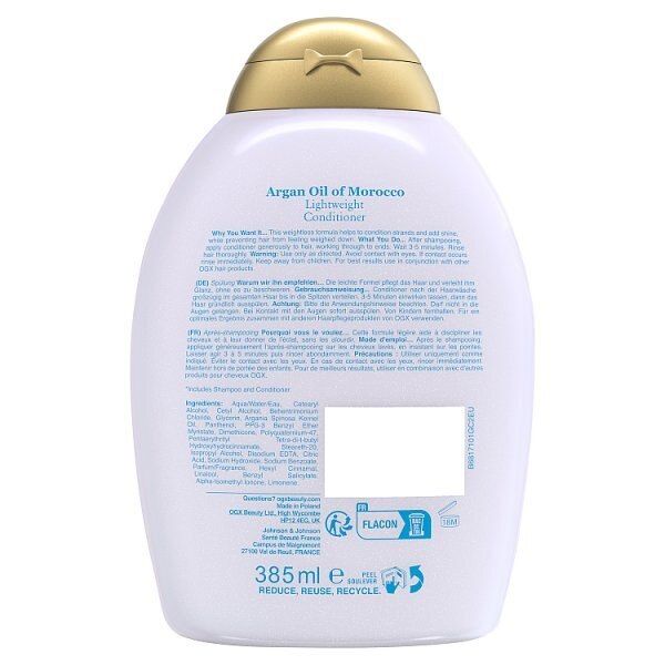 OGX Argan Light Conditioner 385ml