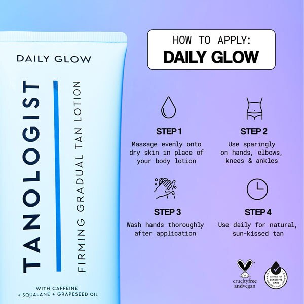 Tanologist Daily Glow Gradual Tan Medium to Dark Firming