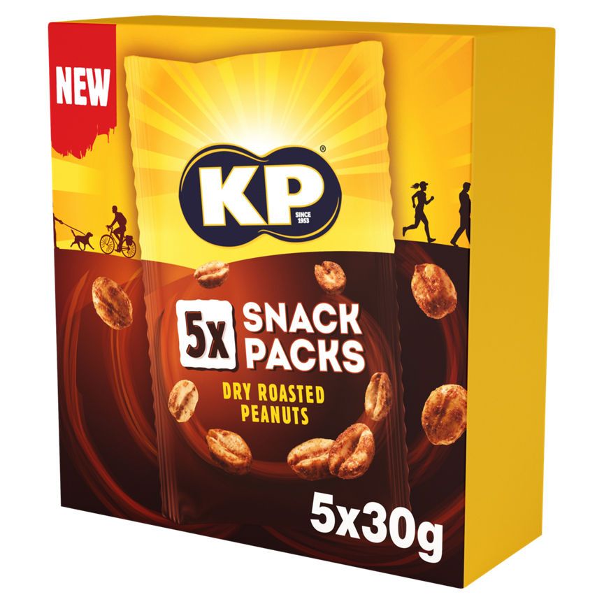 KP Dry Roasted Peanuts Multipack GOODS ASDA   