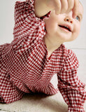 2pc Cotton Blend Gingham Outfit (0-4 Yrs)