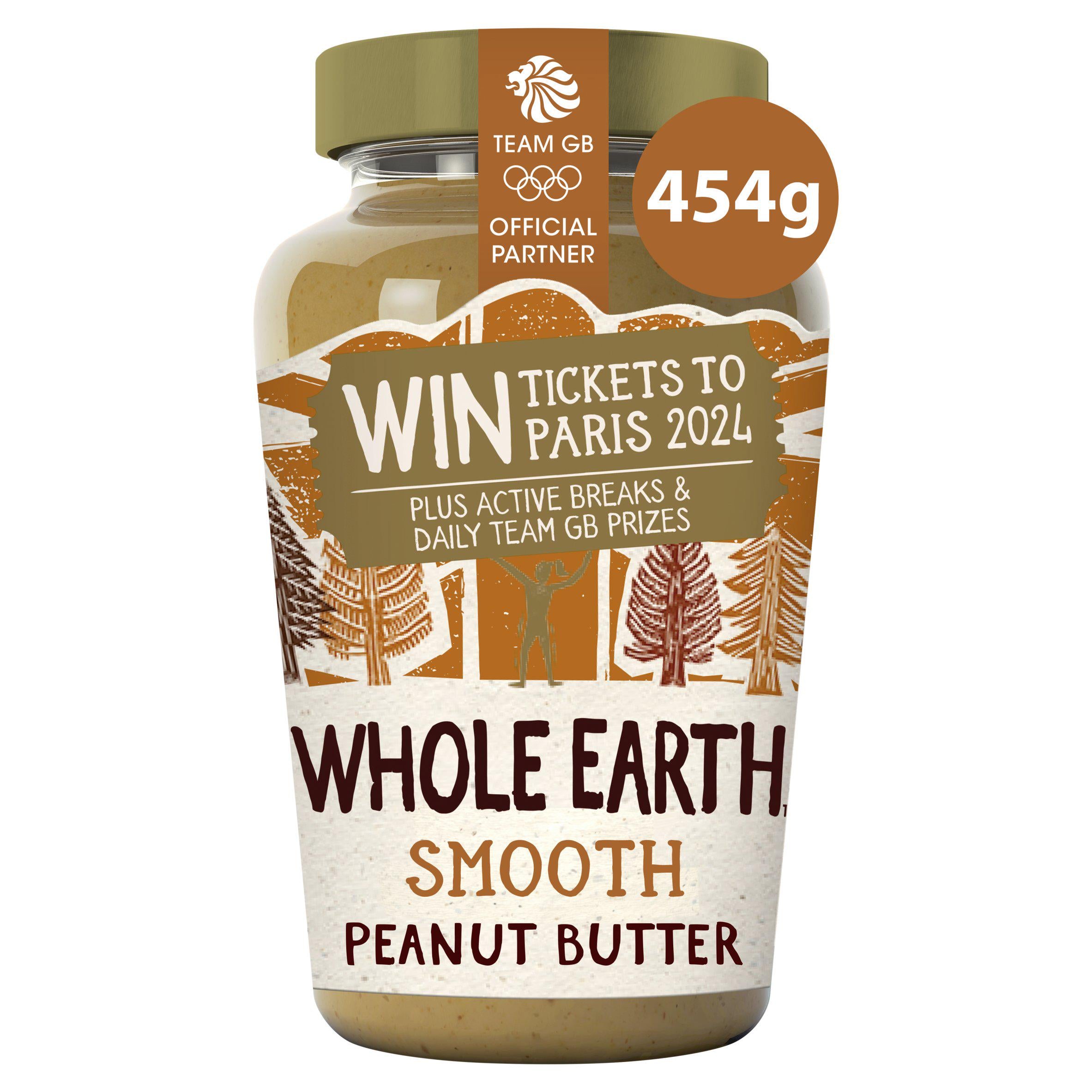 Whole Earth Smooth Peanut Butter 454g Nut butter Sainsburys   