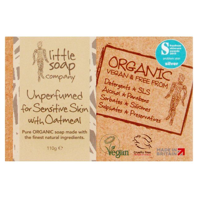 Little Soap Company Organic Bar Soap Unperfumed for Sensitive Skin   110g GOODS M&S   