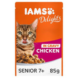 Iams Delights Senior Chicken in Gravy Pouch   85g