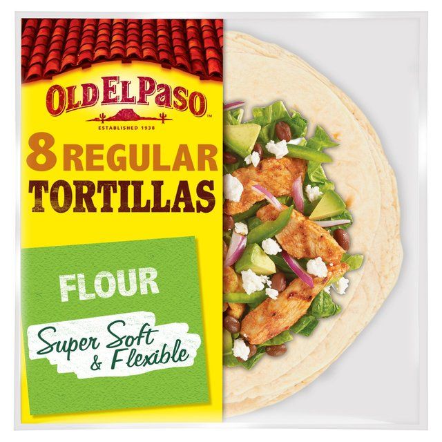 Old El Paso Flour Tortilla Fajita Wraps   8 per pack GOODS M&S   