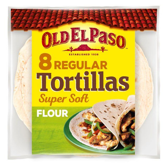 Old El Paso Flour Tortilla Fajita Wraps   8 per pack