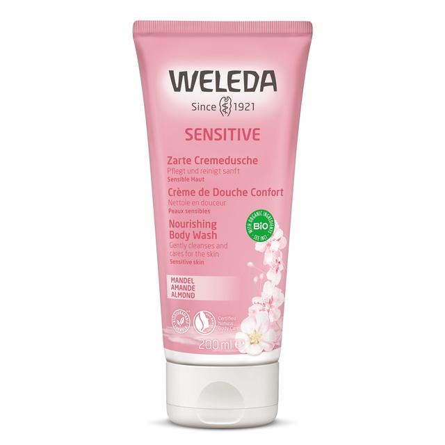 Weleda Natural Almond Sensitive Skin Body Wash Vegan   200ml