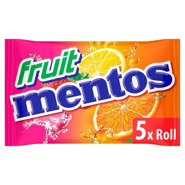 Mentos Chewy Fruit Sweets Multipack    5 x 38g