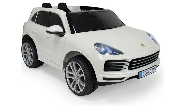 Injusa Porche Cayenne 12V Powered Vehicle - White