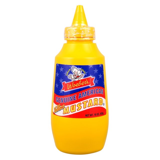 Woebers American Mustard   453g