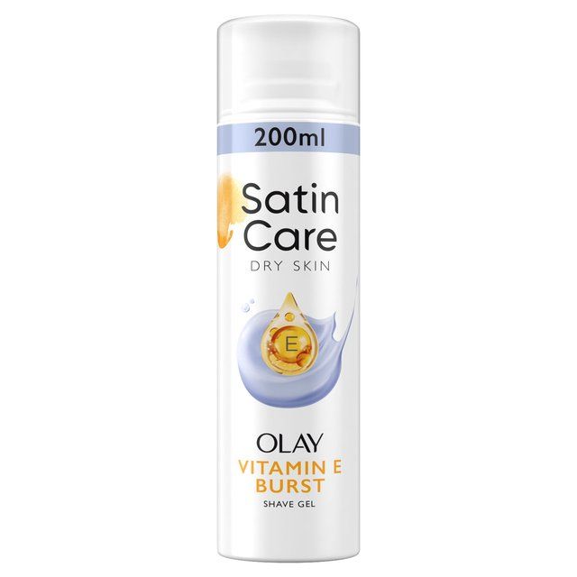 Satin Care Shave Gel Olay Vitamin E Dry Skin   200ml GOODS M&S   