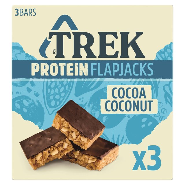 TREK Cocoa Coconut Protein Flapjacks Multipack   3 x 50g