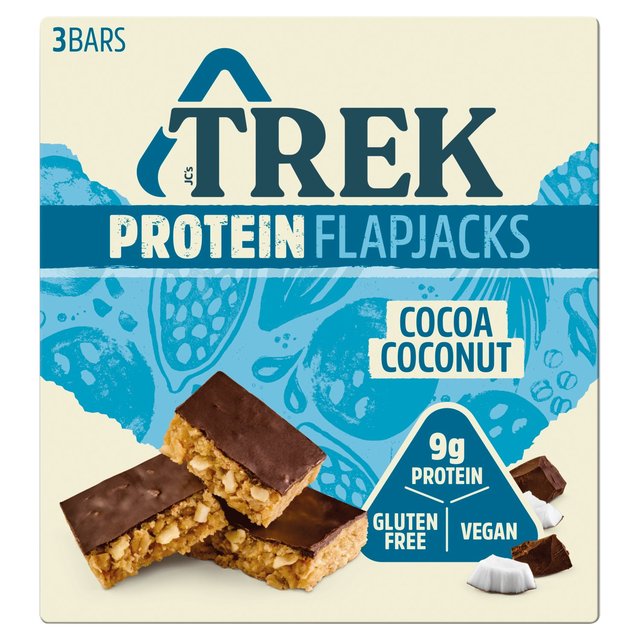 TREK Cocoa Coconut Protein Flapjacks Multipack   3 x 50g