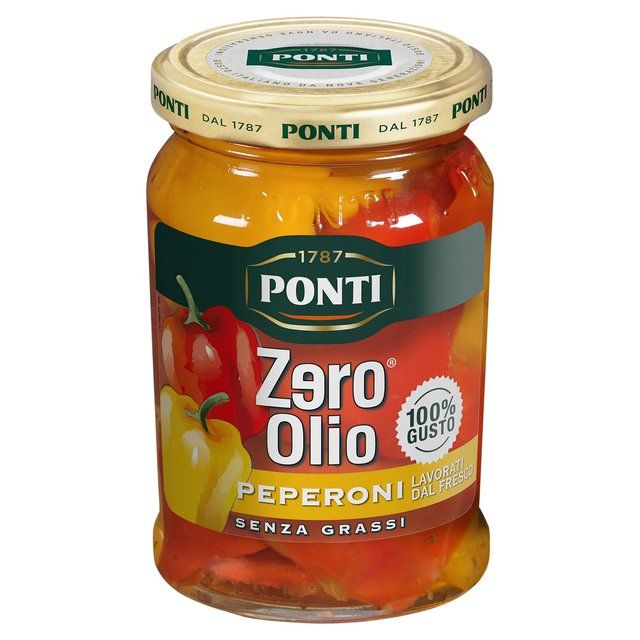 Ponti Zero Oil Grilled Peppers   290g GOODS M&S   