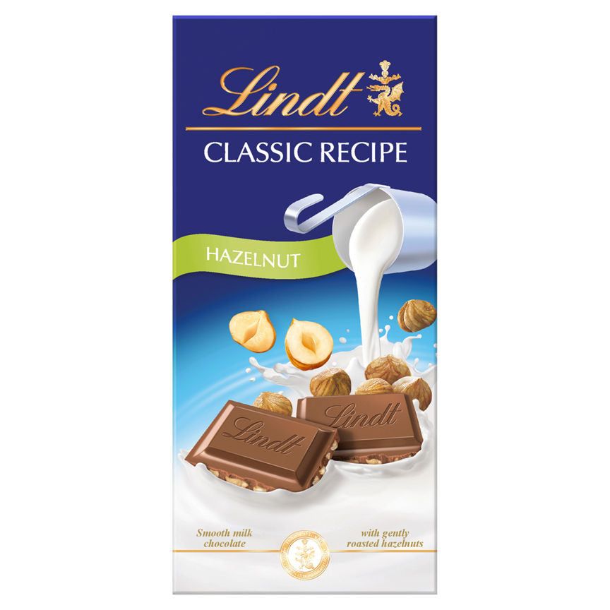 Lindt CLASSIC RECIPE HAZELNUT 100g GOODS ASDA   