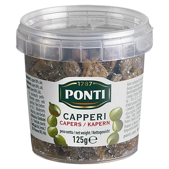 Ponti Capers In Salt   125g