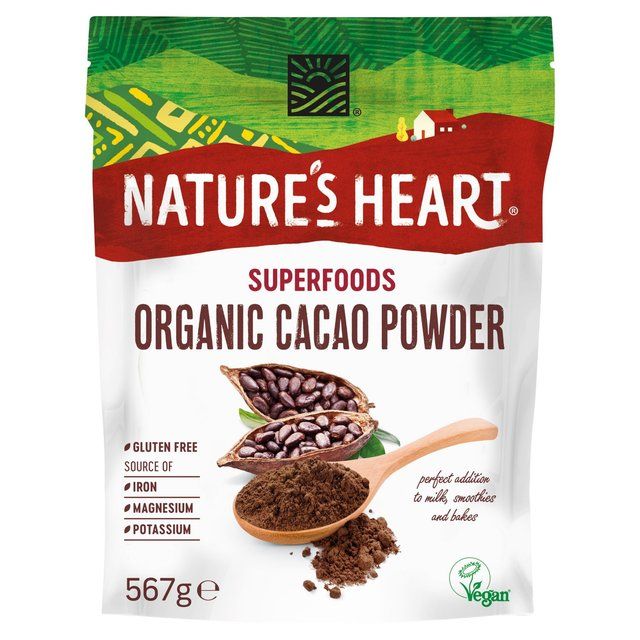 Nature's Heart Organic Cacao Powder   567g