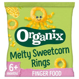 Organix Melty Sweetcorn Organic Rings Baby Snack 6 months+   20g GOODS M&S   