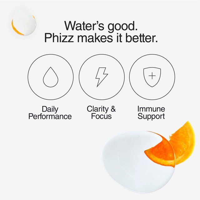 Phizz Orange 3-in-1 Hydration Electrolytes & Vitamins Effervescent   20 per pack GOODS M&S   