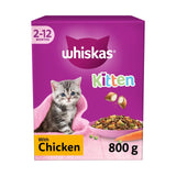 WHISKAS 2-12mths Cat Complete Dry with Chicken   800g GOODS M&S   