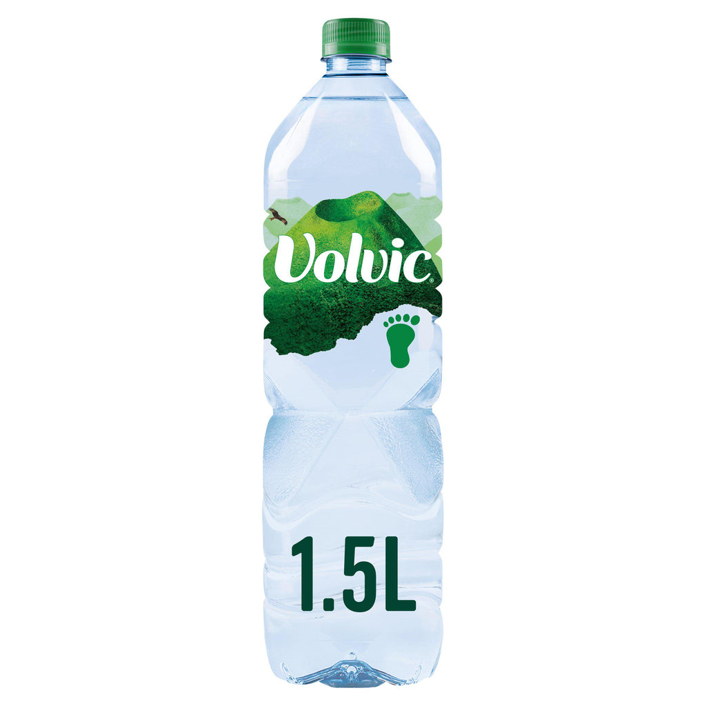 Volvic Natural Bottled Mineral Still Water 1.5L