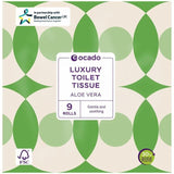 Ocado Luxury Aloe Vera Toilet Tissue   9 per pack GOODS M&S   