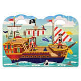 Melissa & Doug Reusable Puffy Stickers Pirate 4yrs+ GOODS M&S   