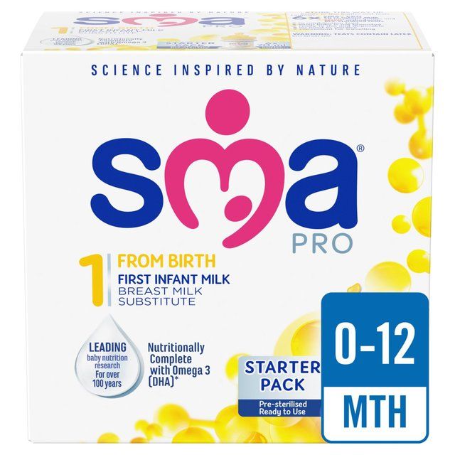 SMA PRO First Infant Milk From Birth Starter Pack    6 x 70ml