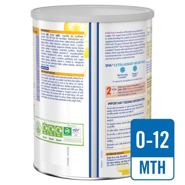 SMA Extra Hungry Infant Milk Powder From Birth   800g GOODS M&S   